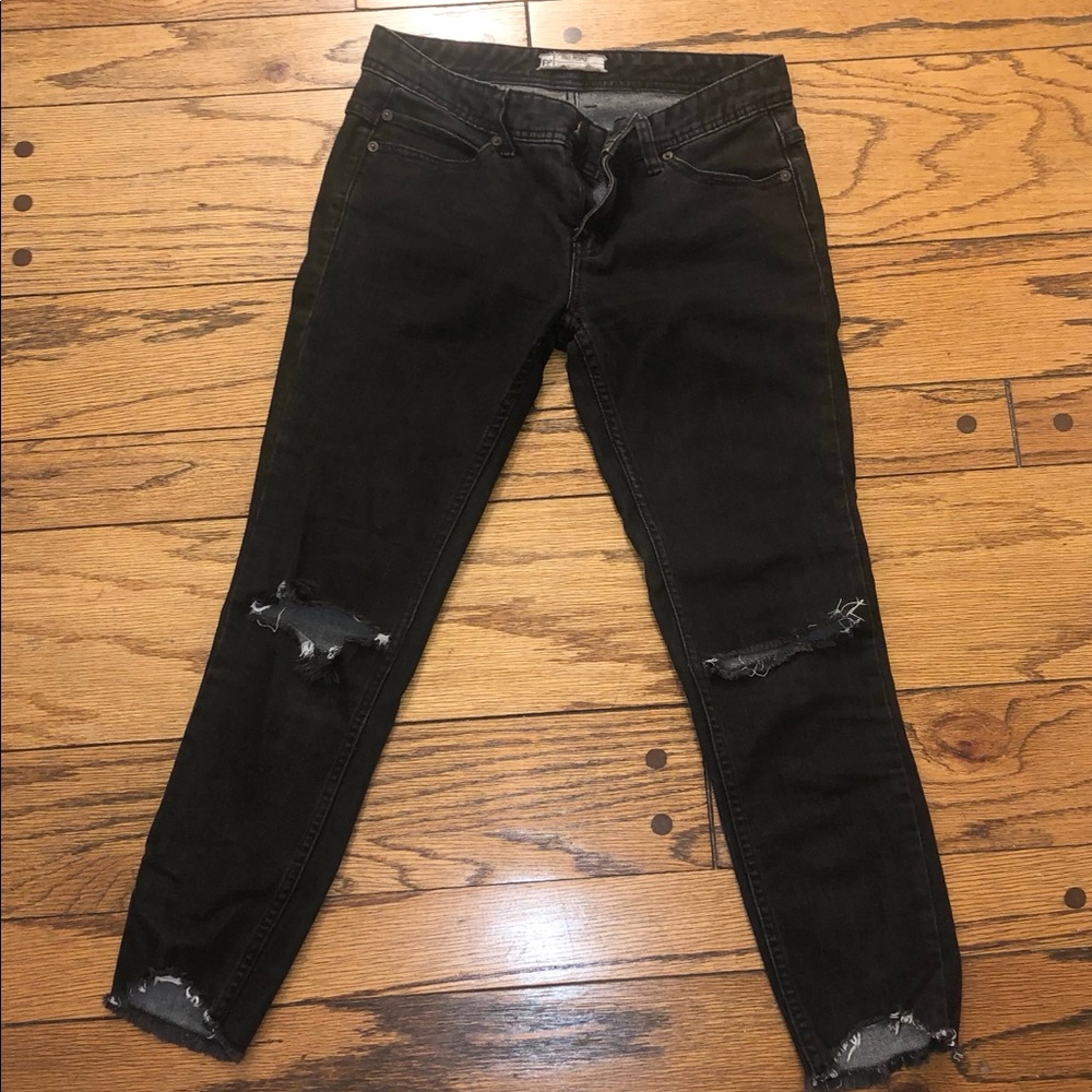 Free People Black Jeans